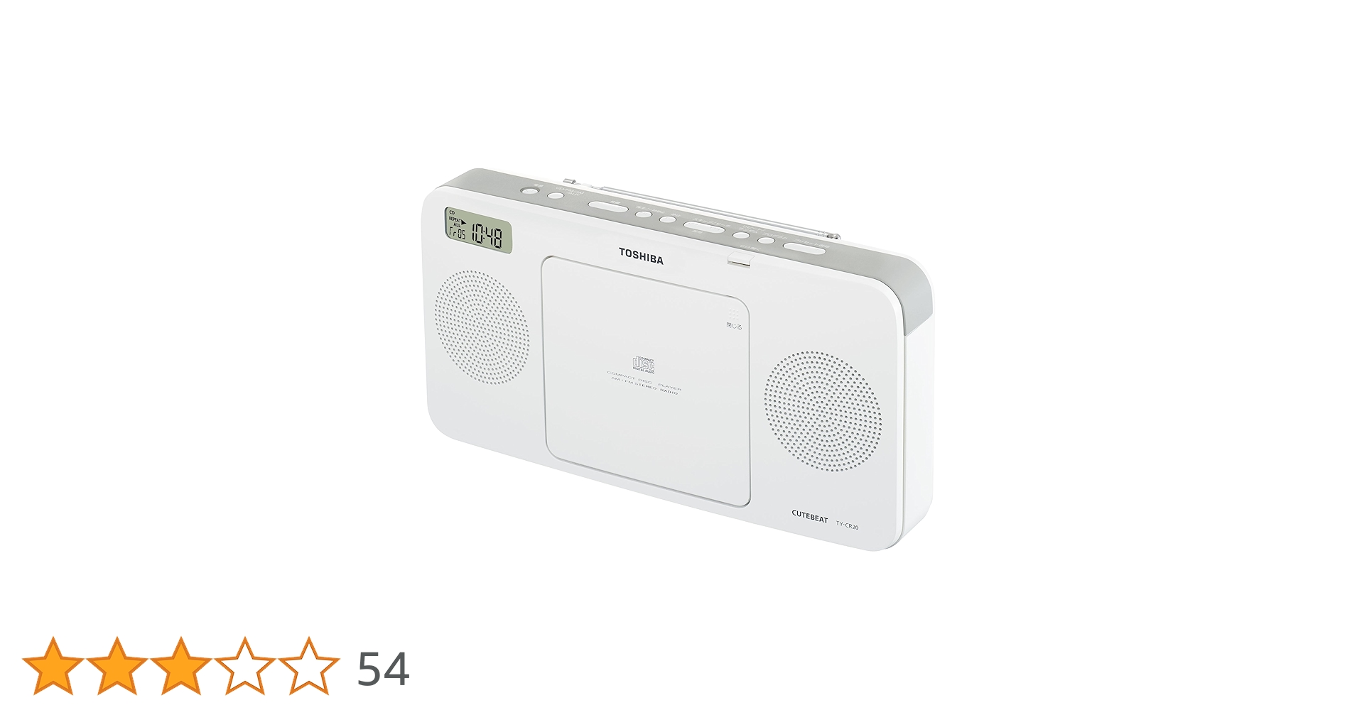 TOSHIBA TY-SR84 ホワイトラジオ TOSHIBA TY-SR84 ホワイトラジオ